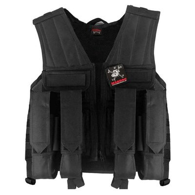 Maddog Tactical Paintball Battle Vest Pod and Tank Holder Walk on Scenario and Woodsball Games - Black