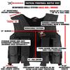 Maddog Tactical Paintball Battle Vest Pod and Tank Holder Walk on Scenario and Woodsball Games - Black view 2