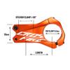 Funn Crossfire Mountain Bike Stem with 31.8mm Bar Clamp - Durable and Lightweight Alloy Bicycle Stem for Mountain Bike and BMX Bike, Length 35mm stem (Gray) view 4