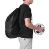 Dioche Mesh Drawstring Backpack, Basketball Football Soccer Sports Training Exercising Mesh Backpack Shoulder Drawstring Bag(27 * 22 * 4cm-Black) view 2