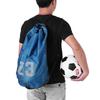 Dioche Mesh Drawstring Backpack, Basketball Football Soccer Sports Training Exercising Mesh Backpack Shoulder Drawstring Bag(29 * 23 * 3cm-Blue) view 2