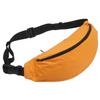 Unisex Men Women Fashion Sporty Multi-purpose 2-Zipper Waist Belt Bag Fanny Pack Adjustable Strap for Sport Hiking Traveling Passport Wallet (Orange) view 1