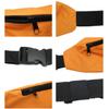 Unisex Men Women Fashion Sporty Multi-purpose 2-Zipper Waist Belt Bag Fanny Pack Adjustable Strap for Sport Hiking Traveling Passport Wallet (Orange) view 2