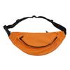 Unisex Men Women Fashion Sporty Multi-purpose 2-Zipper Waist Belt Bag Fanny Pack Adjustable Strap for Sport Hiking Traveling Passport Wallet (Orange) view 3
