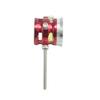 Archery Compound Bow Sight Scope Single Pin Sight 4X 6X 8X Magnification Lens Optical Fiber Sight Arrow Aluminum Sight for Compound Bow Hunting Accessory (Red, 4X ID32) view 4