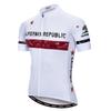 MTB Cycling Jersey Men's Short Sleeve Bike Zip Mountain Road Clothes Bicycle Top Shirts Breathable Summer Pro Team Sports Racing Cycle for Men Quick Dry White L view 1