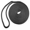 ACY Marine Double Braided Nylon Dock Line (Black, 1/2-Inch x 15-Feet) view 1