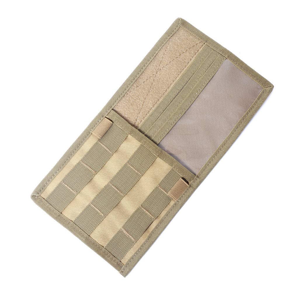 JINJULI Tactical MOLLE Vehicle Visor Panel Truck Car Sun Visor Organizer Holder Pouch for Most Vehicles (Tan)
