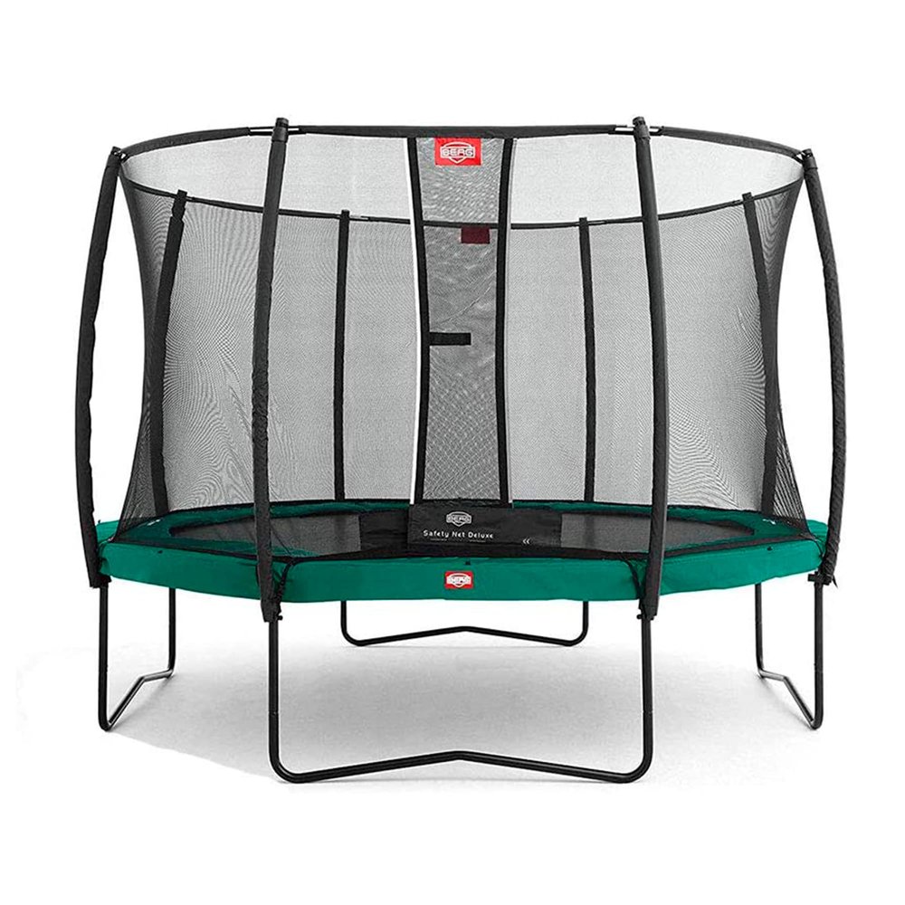BERG Trampoline Champion 11ft with Safety Net | Trampoline for Kids, High Performance & Safety Features, Jump Higher with Airflow