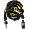 ULAC 52ND Street Neo Chain Lock Combo, Resettable 4-Digit Combination Anti-Theft Bicycle Lock (Black) view 1
