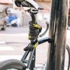 ULAC 52ND Street Neo Chain Lock Combo, Resettable 4-Digit Combination Anti-Theft Bicycle Lock (Black) view 3