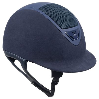 IRH XLT Horse Riding Helmet, Navy Suede with Matte Frame, Small