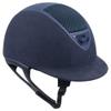 IRH XLT Horse Riding Helmet, Navy Suede with Matte Frame, Small view 1