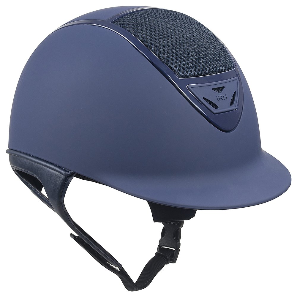 IRH IR4G XLT Horse Riding Helmet Navy Matte with Glossy Frame, XL