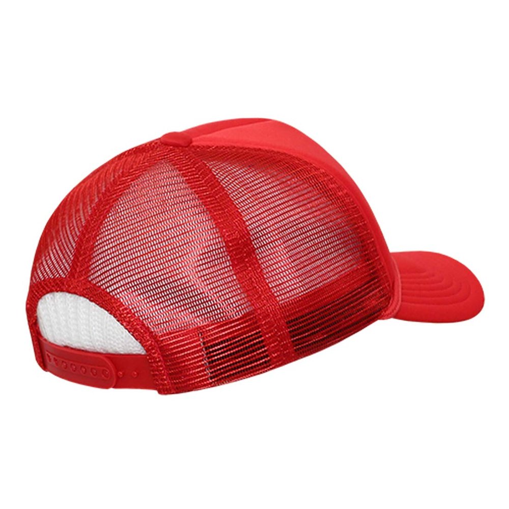 DECKY Kids Foam Trucker Cap, Red/White, One Size