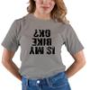 Go All Out XX-Large Oxford Adult is My Bike OK Okay? T-Shirt view 2