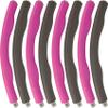 John Gym Wave 32388 Fitness Ring Hula Hoop Ring Soft Grip Removable with Click System Pink Grey view 2