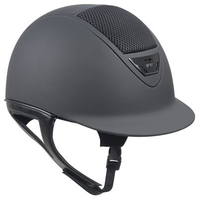 IRH XLT Horse Riding Helmet, Matte Black with Matte Frame, Small