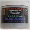No-BS Lures Tropical Blue Balls Glow DP Bait - 16oz Plastic Jar view 1