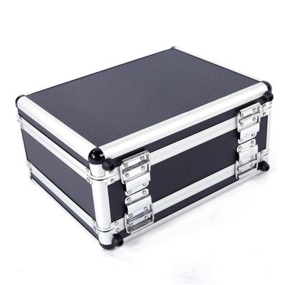 Thxbyebye 30x15x23cm Aluminum New Framed Locking Gun Pistol HandGun Lock Box Hard Storage Carry Case Silver