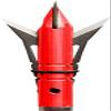 Datt Outdoors 6027 Xecutioner Expandable Red Broadhead 100 Gr. PracticeTip 4 Pk view 1