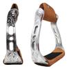 Challenger Tack Horse Saddle Western Aluminum Barrel Engraved Straight Stirrups 51149 view 1