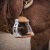 Challenger Tack Horse Saddle Western Aluminum Barrel Engraved Straight Stirrups 51149 view 3