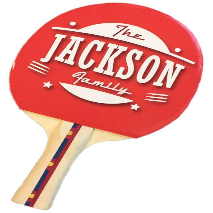 Infusion Custom Design Ping Pong Paddle, Premium 5 Ply Direct Imprint Personalization on Table Tennis Racket