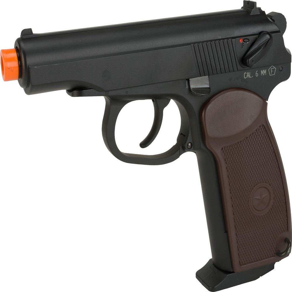 Evike Airsoft - KWC CO2 Powered Russian PM Gas Blowback Airsoft Pistol
