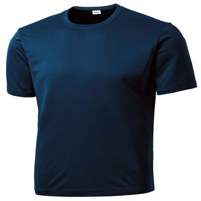Opna Men's Big & Tall Short Sleeve Moisture Wicking Athletic T-Shirts Regular Sizes & XLT's Navy