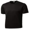 Opna Men's Big & Tall Short Sleeve Moisture Wicking Athletic T-Shirts Regular Sizes & XLT's Black view 1