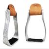 Challenger Tack Horse Saddle Aluminium Western Riding SS Stirrups Leather Tread 51153 view 1