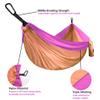 Gold Armour Camping Hammock - XL Double Hammock Portable Hammock Camping Accessories Gear for Outdoor Indoor with Tree Straps, USA Based Brand (Peach and Pink) view 2