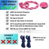 Gold Armour Camping Hammock - XL Double Hammock Portable Hammock Camping Accessories Gear for Outdoor Indoor with Tree Straps, USA Based Brand (Peach and Pink) view 3