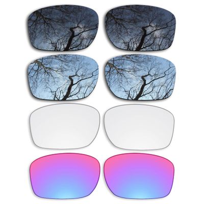 Set of 4 Replacement Lenses for Oakley Sliver Pack-BSHG5