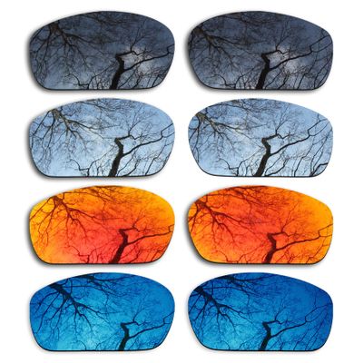 ToughAsNails Set of 4 Polarized Replacement Lenses for Oakley Jawbone Pack-BSFM4
