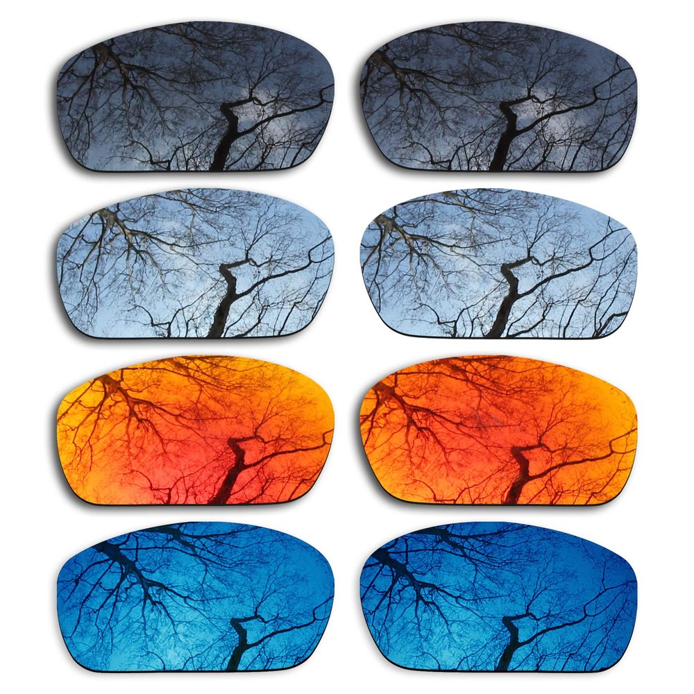 ToughAsNails Set of 4 Polarized Replacement Lenses for Oakley Jawbone Pack-BSFM4