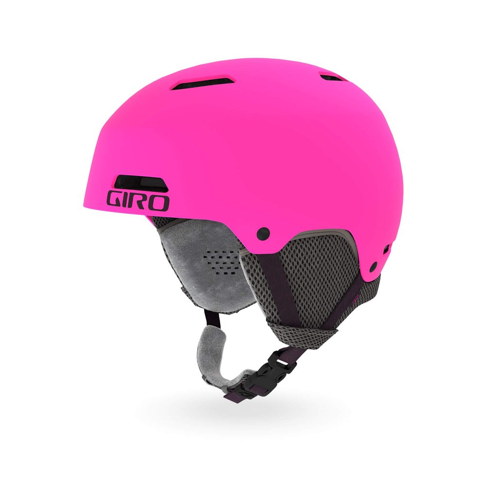 Giro Crue Kids Snow Helmet - Matte Bright Pink - Size M (55.5-59cm)