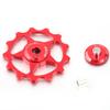 11T/13T Derailleur Pulley Aluminium Alloy Wheel Rear Derailleur Pulley Wheel Pulley for Mountain Road Bike(13T Red) view 2