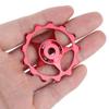 11T/13T Derailleur Pulley Aluminium Alloy Wheel Rear Derailleur Pulley Wheel Pulley for Mountain Road Bike(13T Red) view 3