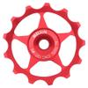 11T/13T Derailleur Pulley Aluminium Alloy Wheel Rear Derailleur Pulley Wheel Pulley for Mountain Road Bike(13T Red) view 4
