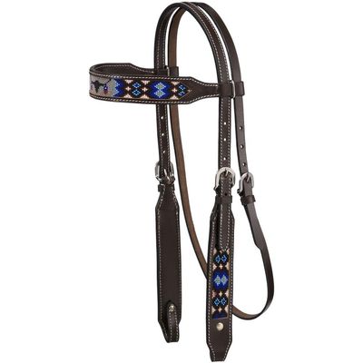 Tough 1 Beaded Longhorn Browband Headstall