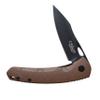 Camillus Blaze / 6.75" Overall / 2.75" Drop Point Blade/CARBONITRIDE Titanium / Brown view 2