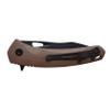 Camillus Blaze / 6.75" Overall / 2.75" Drop Point Blade/CARBONITRIDE Titanium / Brown view 3
