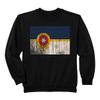 New Tulsa Flag Vintage Style Distressed Crewneck Sweatshirt Sweatshirt view 1