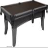 Gorina Granito Basalt Cloth - 18 Color Variations - for 7, 8, 8.5, 9, 10 Foot Tables (Black, 8.5' Precut - Inside Table Area 46" x 92") view 4