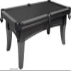 Gorina Granito Basalt Cloth - 18 Color Variations - for 7, 8, 8.5, 9, 10 Foot Tables (Smoke Gray, 8.5' Precut - Inside Table Area 46" x 92") view 4
