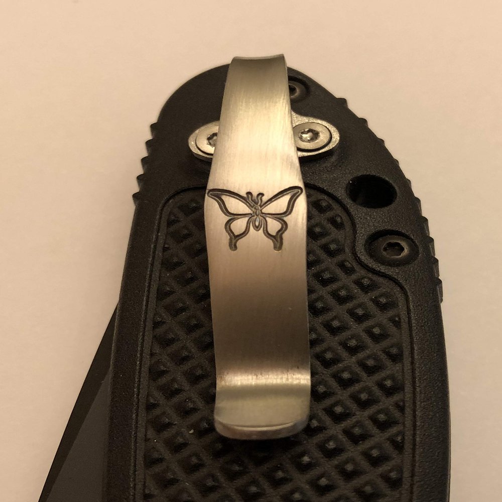 Titanium Deep Pocket Clip for Benchmade 555 556 557 Mini Griptilian Knife Folder
