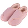 LongBay Womens Adjustable Slippers Memory Foam Cozy Wide Diabetic House Shoes Edema Orthopedic Neuropathy Indoor Outdoor (10 B(M), Pink) view 1