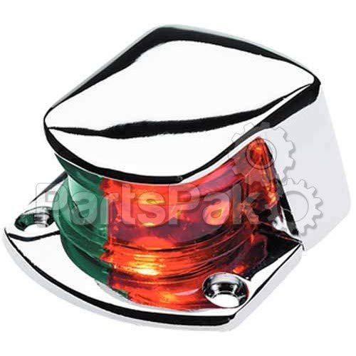SeaChoice 04981; Bi-Color Bow Light-Chrome Plated Zinc-